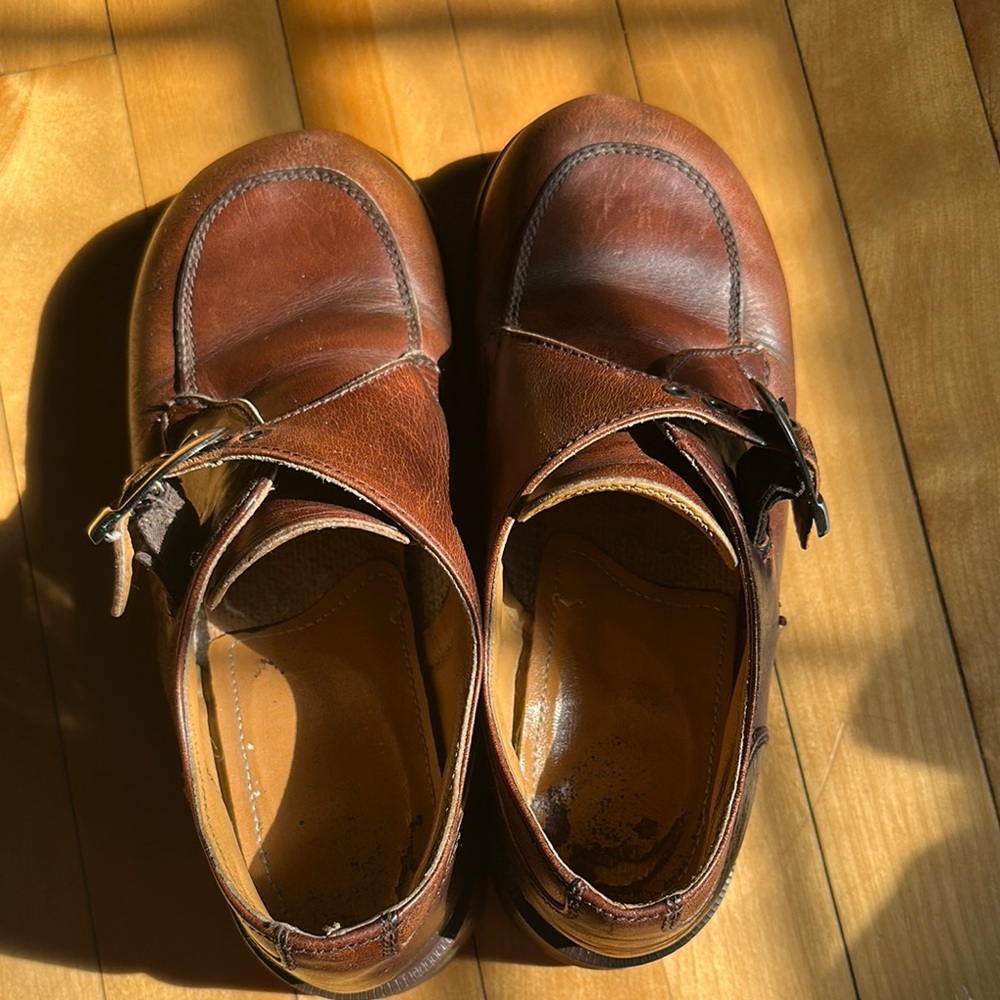 Vintage 90’s Dr. Martens 8496 Brown Leather Platform Shoes - Picture 6 of 6